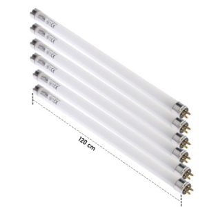 Uzlight 6 Adet Elektrikli 36W 120 cm Sinek Öldürücü Mor Işıklı Lambası.